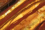 Polished Desert Sunset Banded Iron - Western Australia #96242-1